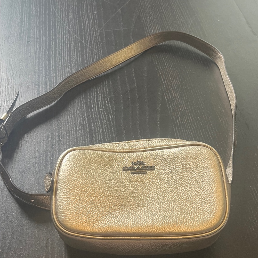 Coach Gold Crossbody Bag